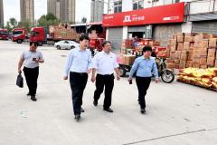 陕西宝鸡港务区管委会副主任刘越剑一行到访陕西祥云物流有限公司